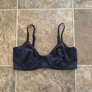 Skims Fits Everybody Unlined Demi Bra Onyx Size 34D